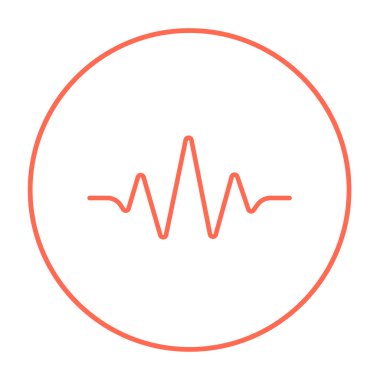 Ses dalgası satırı simgesi.