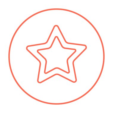 Derecelendirme yıldız satırı simgesi.