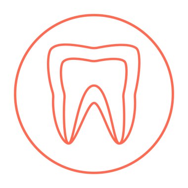 Molar diş satırı simgesi.