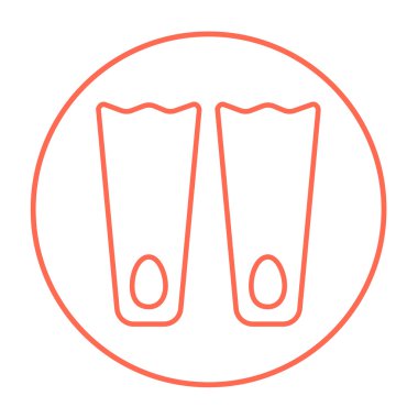 Yüzgeçler Satırı Simgesi.