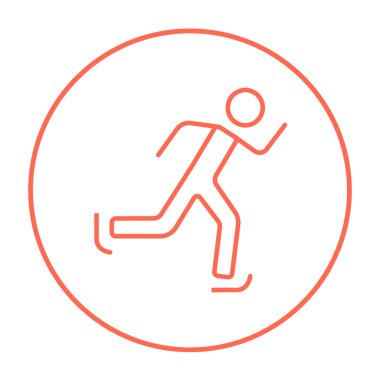 Sürat pateni satırı simgesi.