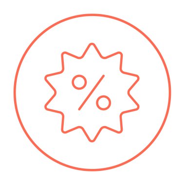 Etiket satırı simgesi indirim.