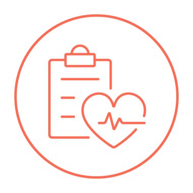 Kalp atışı kayıt satırı simgesi.