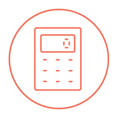 Hesap makinesi satır simgesi.