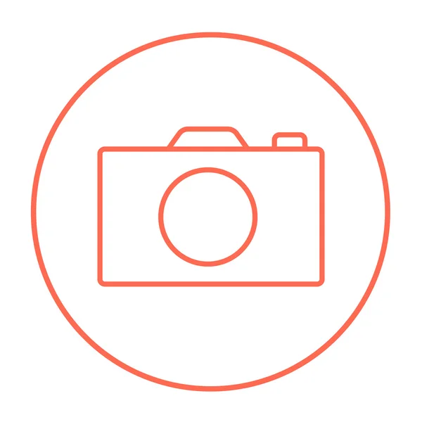 Icône de ligne de caméra . — Image vectorielle