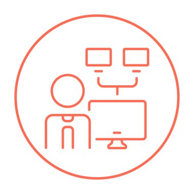 Ağ Yöneticisi satırı simgesi.