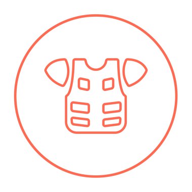 Motosiklet takım elbise satırı simgesi.