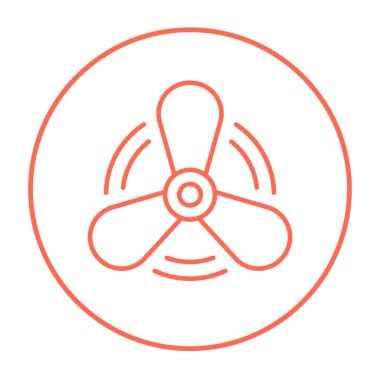 Tekne pervanesi satırı simgesi.