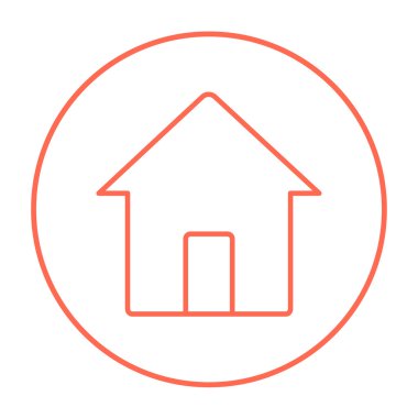 Ev satırı simgesi.