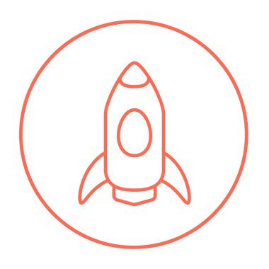 Roket satırı simgesi.