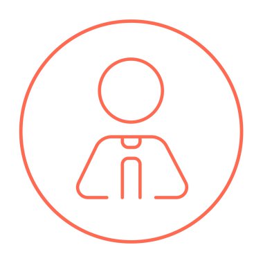 İş adamı satırı simgesi.