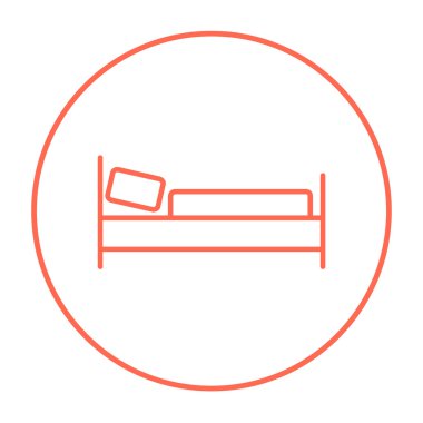 Yatak satırı simgesi.