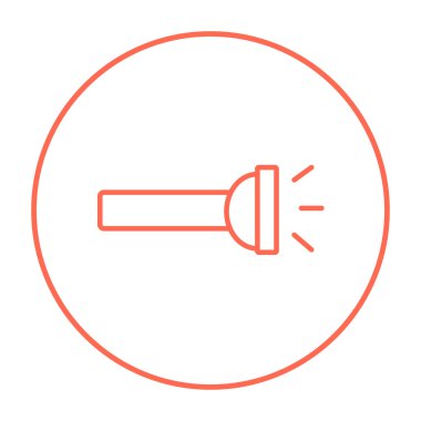 El feneri çizgi simgesi.