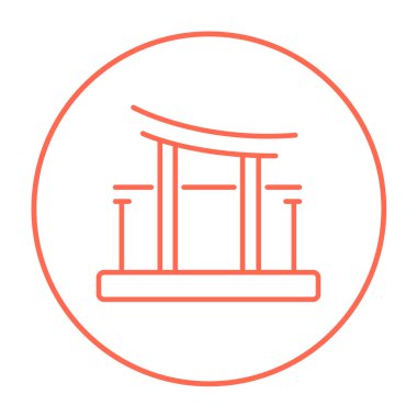 Torii kapısı simgesi.