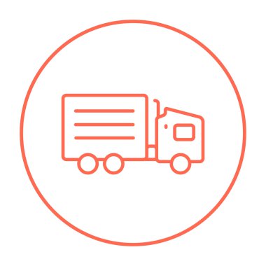 Teslimat kamyonu simgesi.