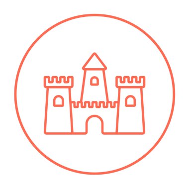 Sandcastle satırı simgesi.