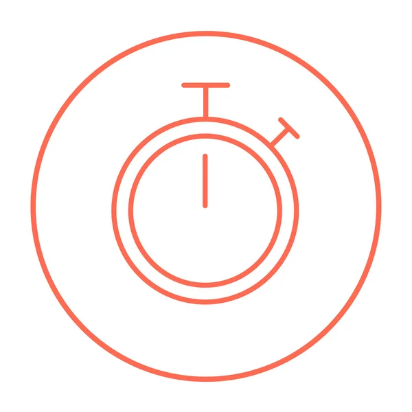 Icono de línea de cronómetro. — Vector de stock