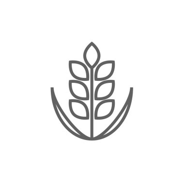 Buğday satırı simgesi.