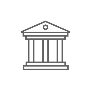 Müze satırı simgesi.