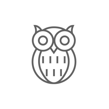 Baykuş satırı simgesi.