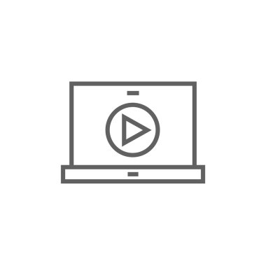 Dizüstü oyun düğmesini kullanarak ekran satırı simgesi.