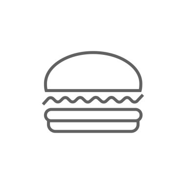 Hamburger çizgisi simgesi.