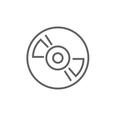 Reel kaset çalar çalar kaydedici satırı simgesi.