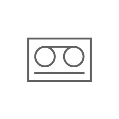 Teyp satırı simgesi.