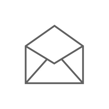 Zarf satırı simgesi.