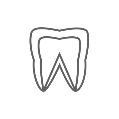 Molar diş satırı simgesi.