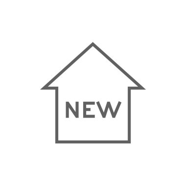 Yeni ev satırı simgesi.