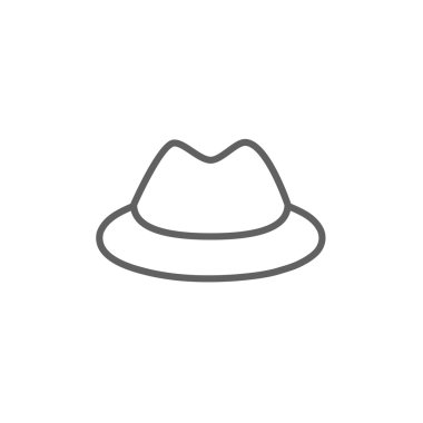 Klasik şapka satırı simgesi.