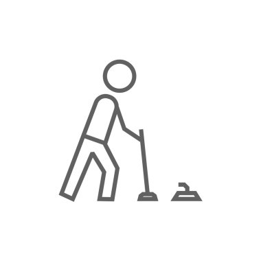 Kıvrık satırı simgesi.