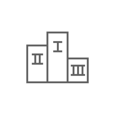 Kazanan podyum satırı simgesi.