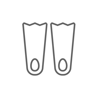 Yüzgeçler Satırı Simgesi.