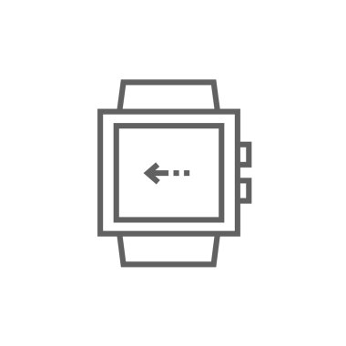 Smartwatch satırı simgesi.