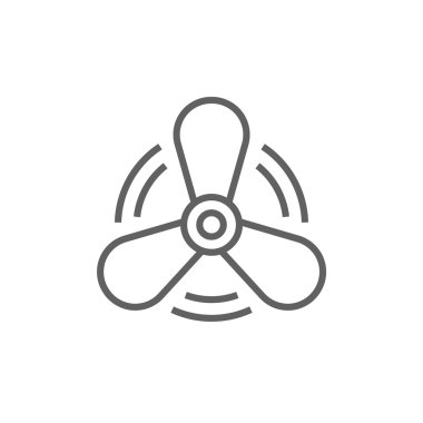 Tekne pervanesi satırı simgesi.