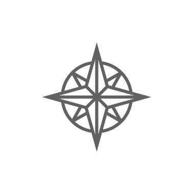 Pusula Rüzgar gülü satırı simgesi.