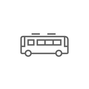 Otobüs satırı simgesi.