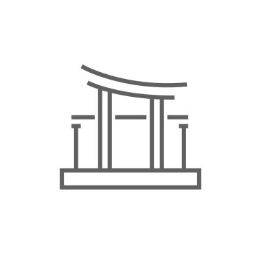 Torii kapısı simgesi.