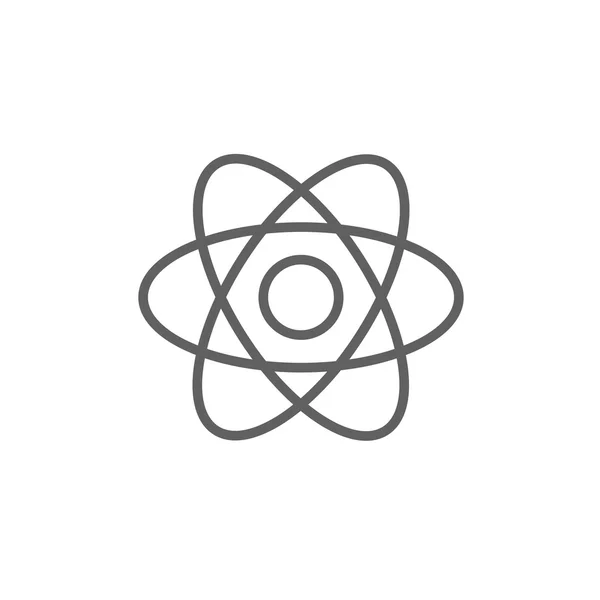 Atom line icon. — Stock Vector