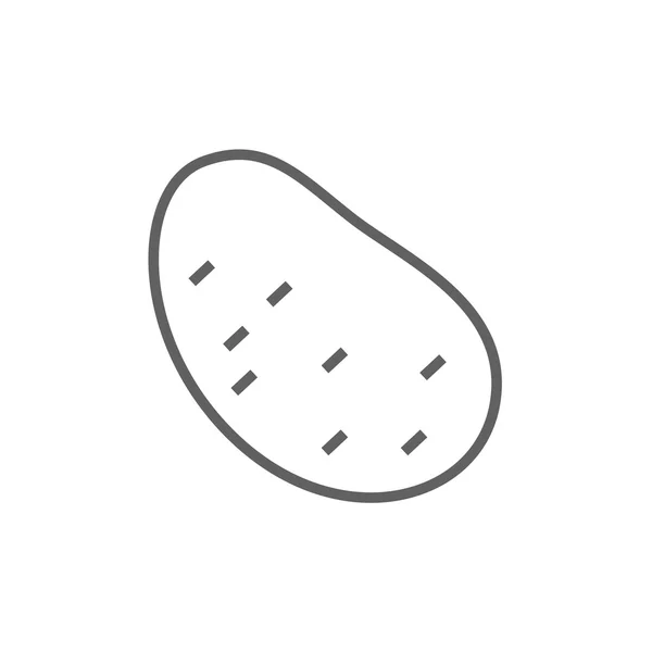 Значок "рядок" картоплі . — стоковий вектор
