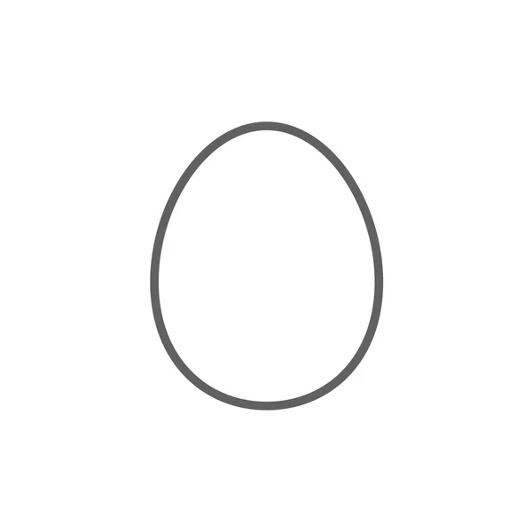 Ikona čáry vejce. — Stockový vektor