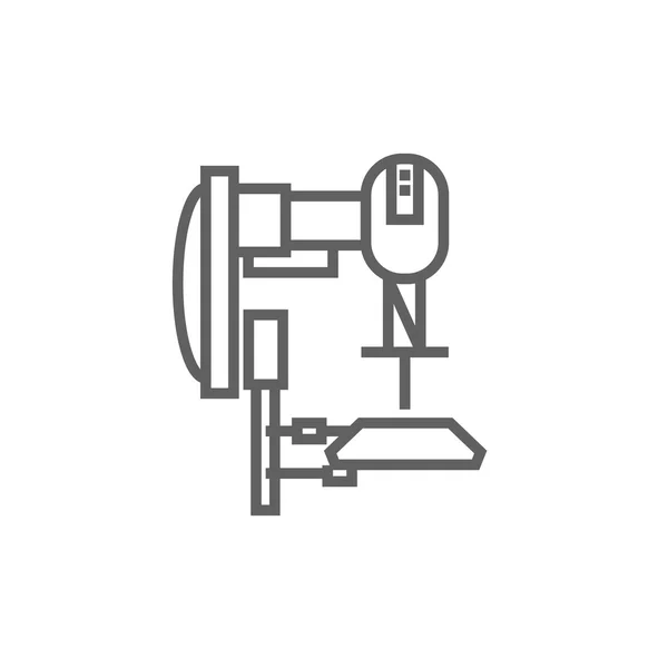 Icône de ligne robotisée industrielle . — Image vectorielle