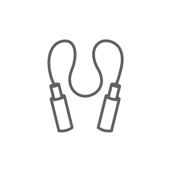 Jumping rope line icon. — Wektor stockowy