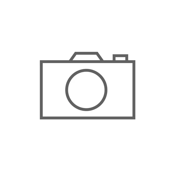 Camera line icon. — Stock Vector