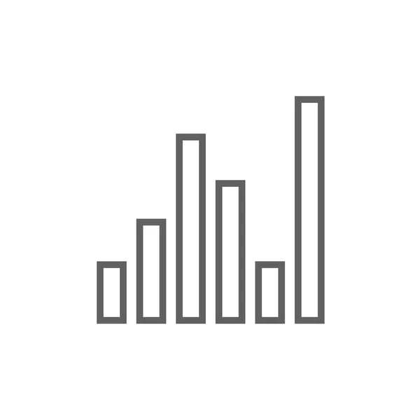 Ícone de linha de equalizador . —  Vetores de Stock