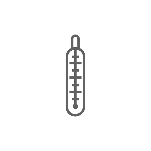 Symbolleiste medizinisches Thermometer. — Stockvektor