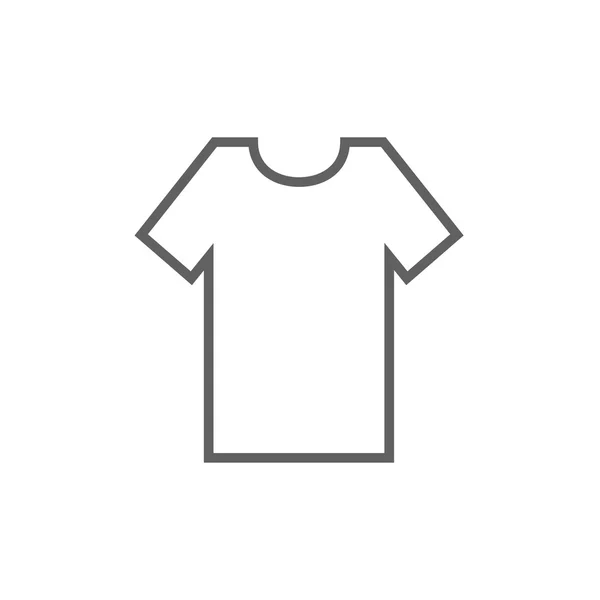 T-shirt lijn pictogram. — Stockvector