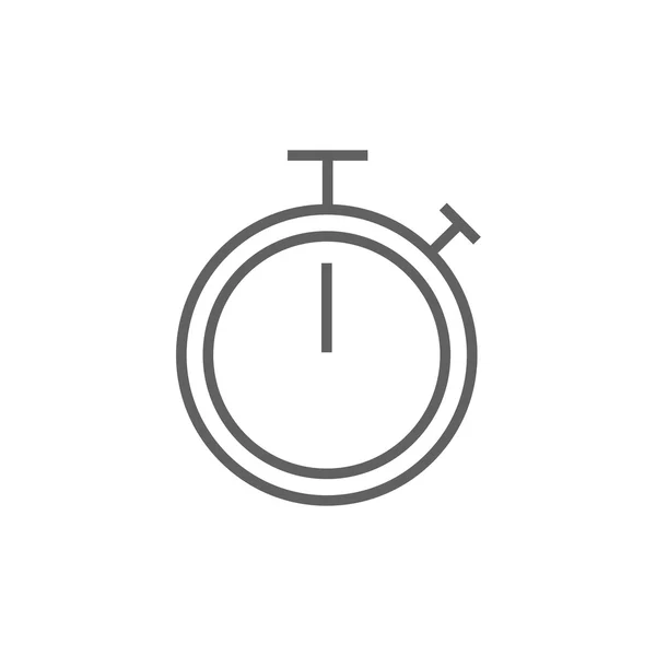 Stopwatch Line Pictogram. — Stockvector